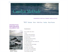 Tablet Screenshot of carolynmcdademusic.com
